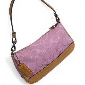 Coach 6094 Y2K Vinatge Signature Pink Demi Bag Shoulder Bag